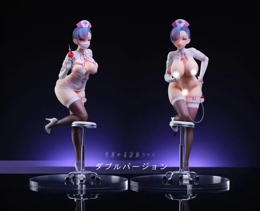 Original Character 1/6 Sexy Nurse Double Version PVC szobor figura 26 cm termékfotó