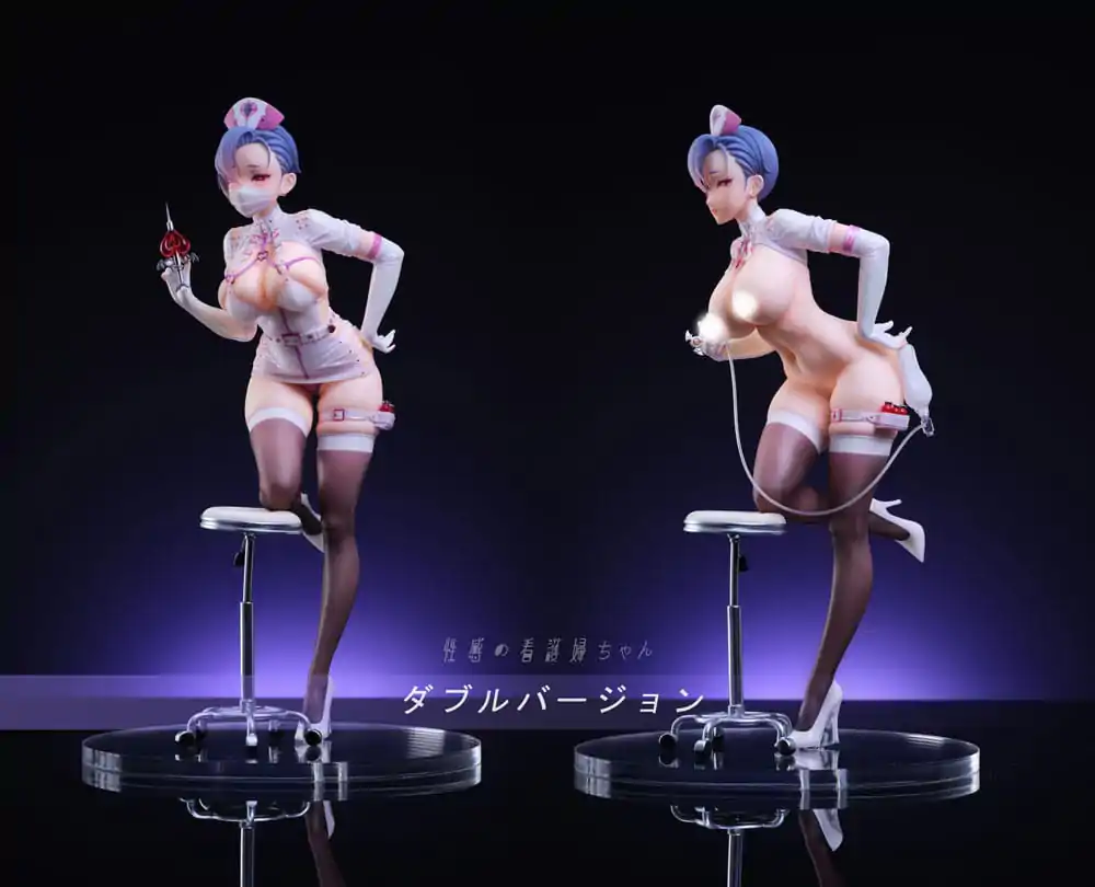 Original Character 1/6 Sexy Nurse Double Version PVC szobor figura 26 cm termékfotó