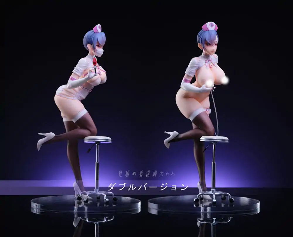 Original Character 1/6 Sexy Nurse Double Version PVC szobor figura 26 cm termékfotó
