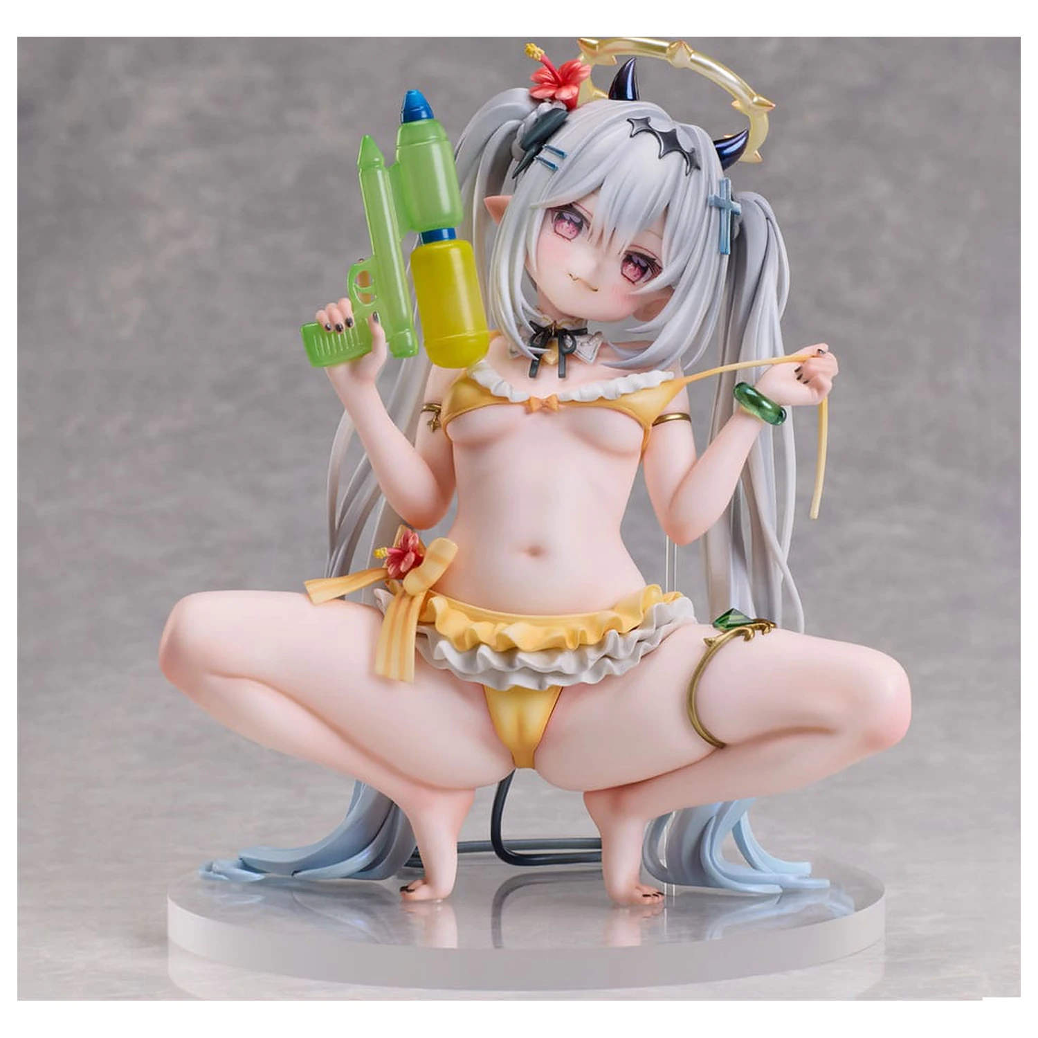 Original Character 1/6 Silver-Haired Girl Illustrated by Chihiro PVC szobor figura 18 cm      termékfotó