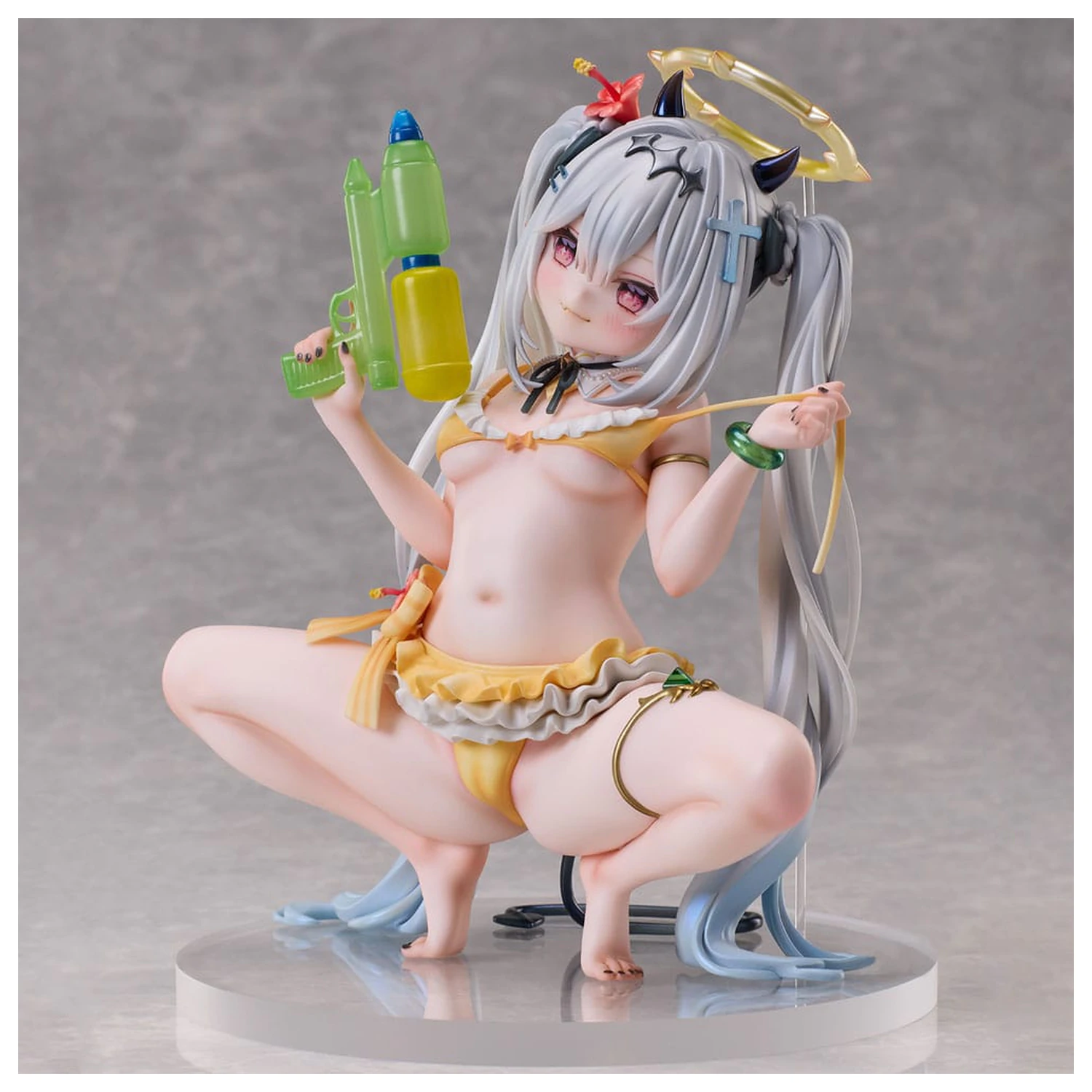 Original Character 1/6 Silver-Haired Girl Illustrated by Chihiro PVC szobor figura 18 cm      termékfotó