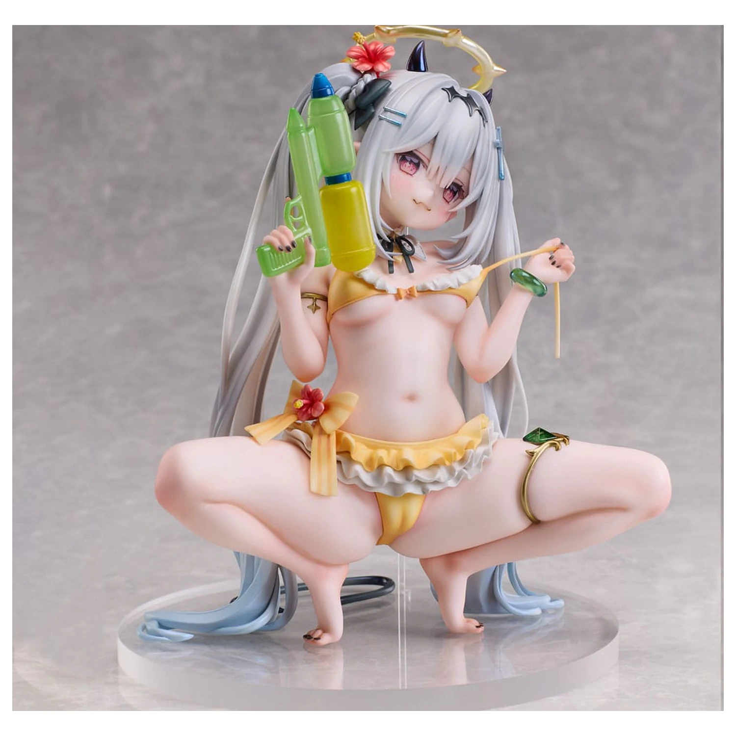 Original Character 1/6 Silver-Haired Girl Illustrated by Chihiro PVC szobor figura 18 cm      termékfotó