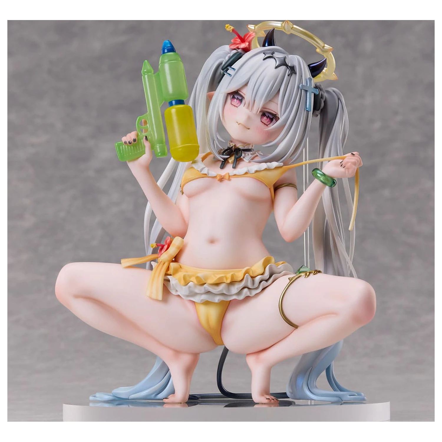 Original Character 1/6 Silver-Haired Girl Illustrated by Chihiro PVC szobor figura 18 cm      termékfotó