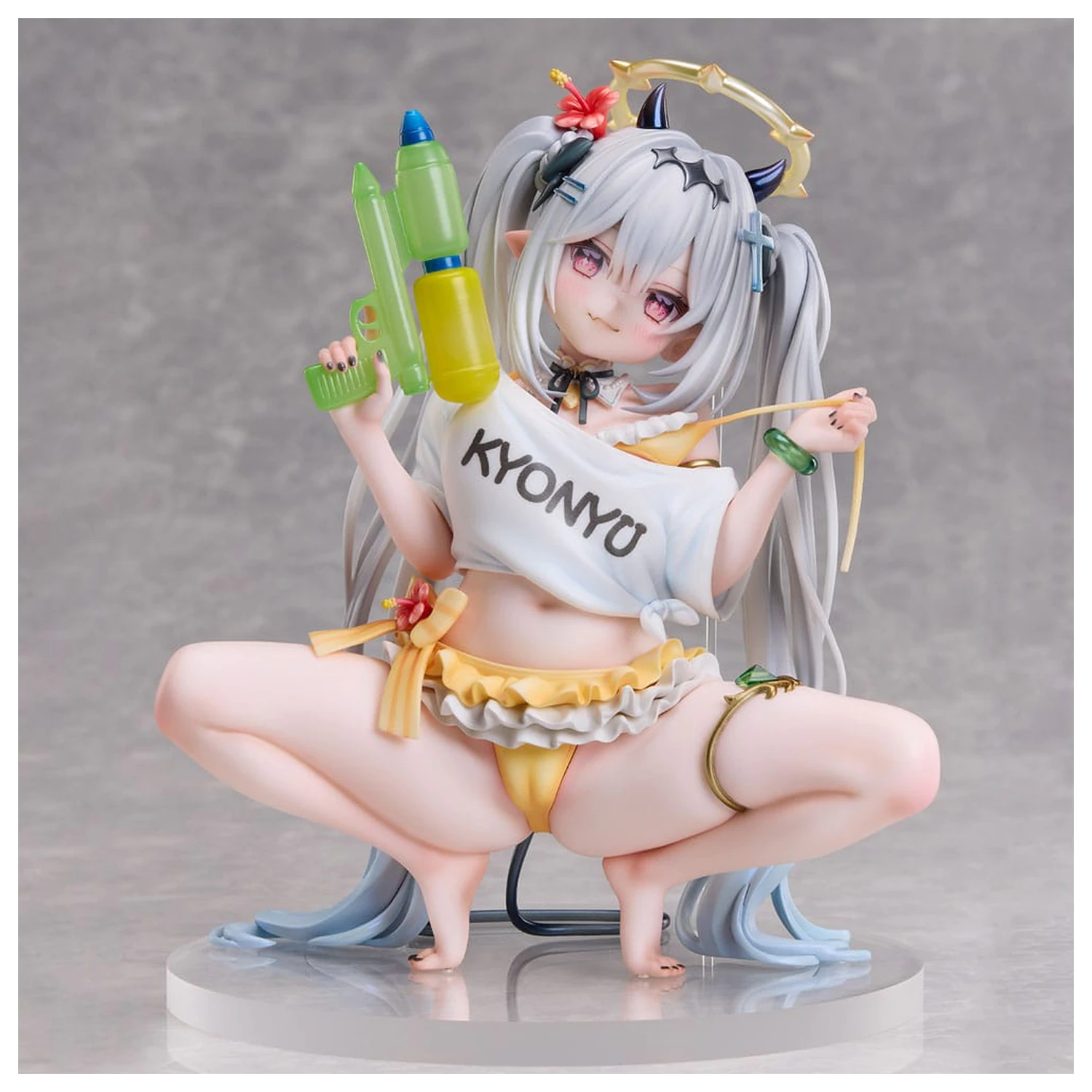 Original Character 1/6 Silver-Haired Girl Illustrated by Chihiro PVC szobor figura 18 cm      termékfotó