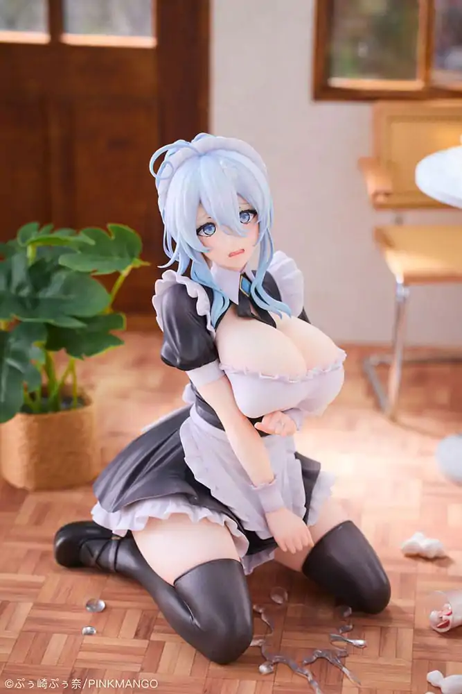 Original Character 1/6 Snow Woman Yukino Mifuyu Yukino Maid Ver. Bonus PVC szobor figura Limitált kiadás 19 cm termékfotó