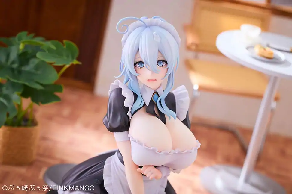 Original Character 1/6 Snow Woman Yukino Mifuyu Yukino Maid Ver. Bonus PVC szobor figura Limitált kiadás 19 cm termékfotó