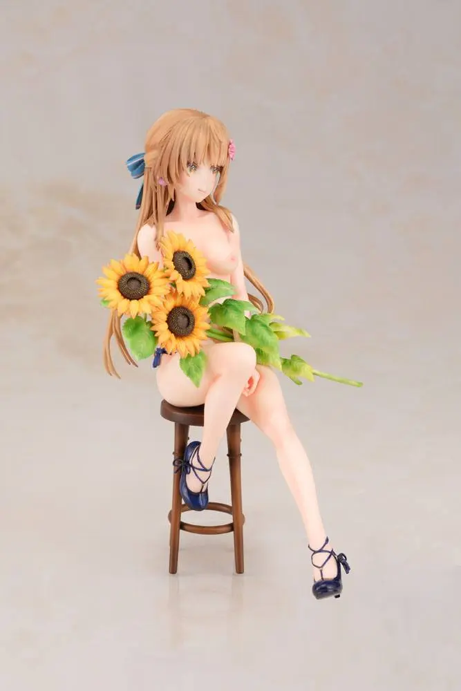 Original Character 1/6 Sunflower Girl Anyaose Kurumi PVC szobor figura 18 cm termékfotó