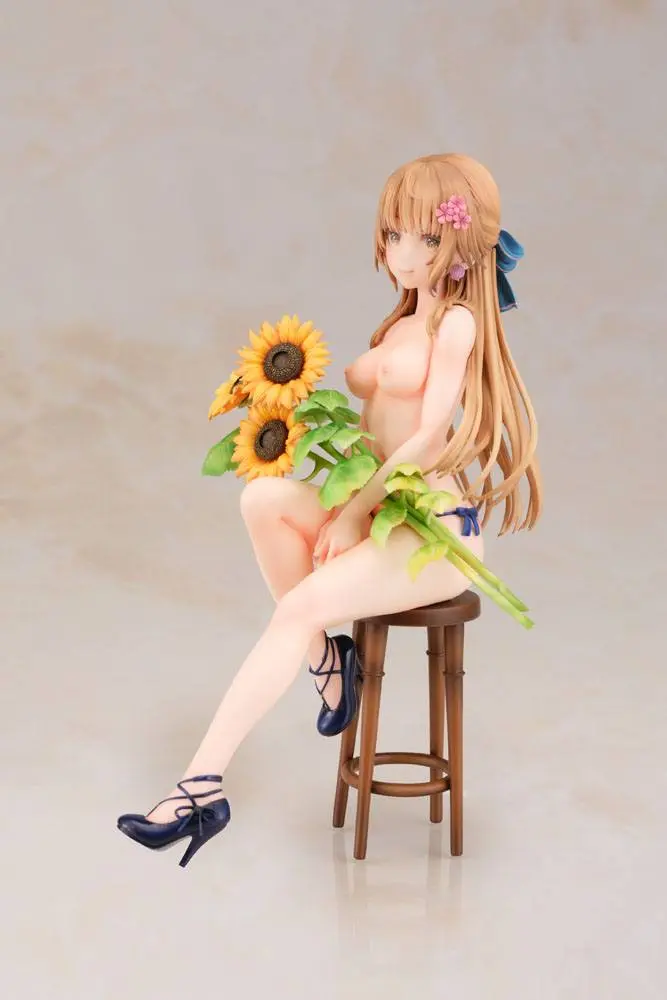 Original Character 1/6 Sunflower Girl Anyaose Kurumi PVC szobor figura 18 cm termékfotó