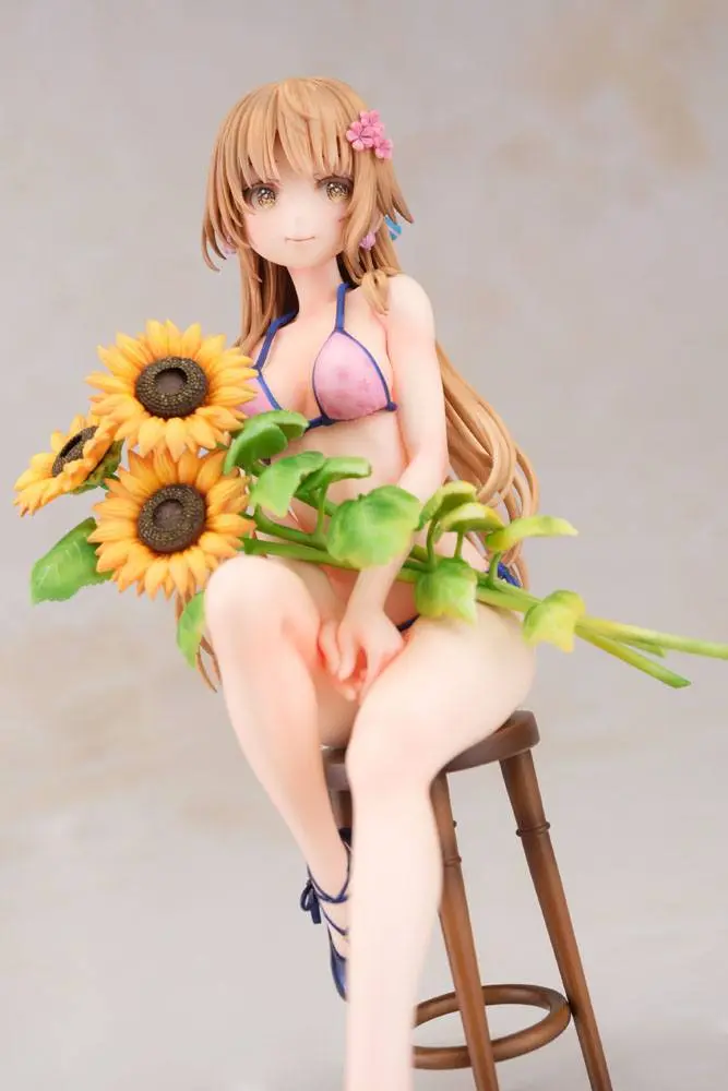Original Character 1/6 Sunflower Girl Anyaose Kurumi PVC szobor figura 18 cm termékfotó