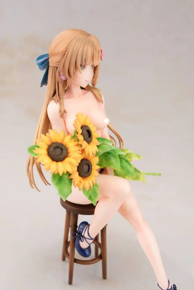 Original Character 1/6 Sunflower Girl Anyaose Kurumi PVC szobor figura 18 cm termékfotó