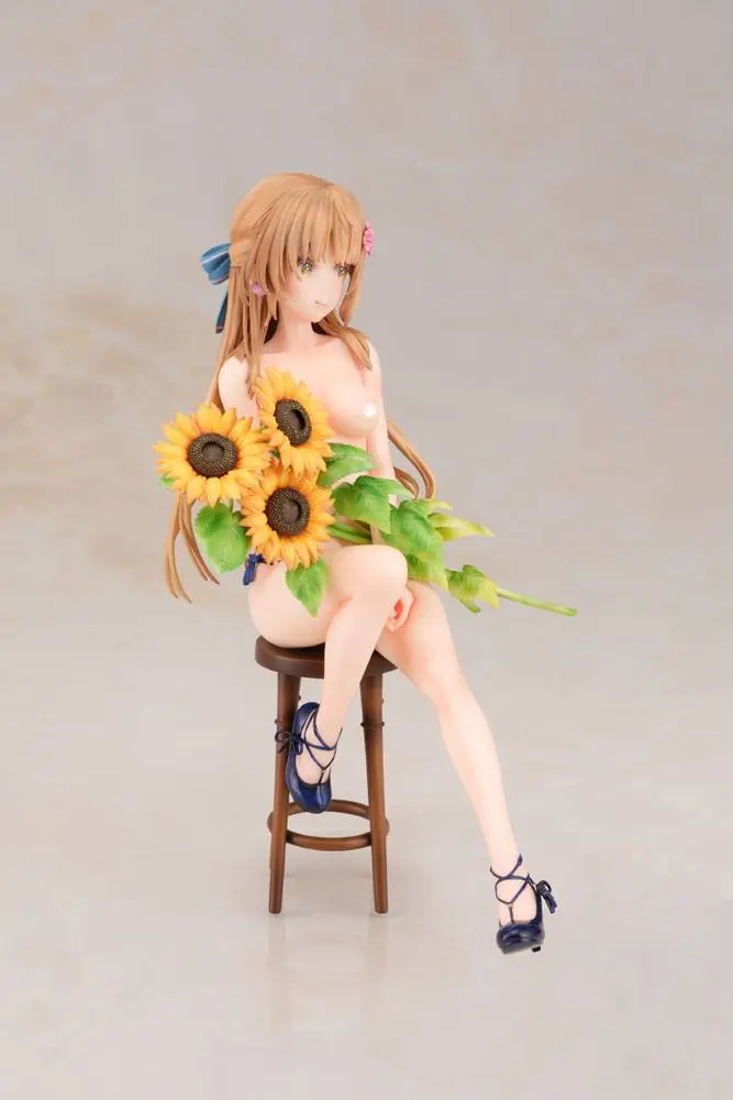 Original Character 1/6 Sunflower Girl Anyaose Kurumi PVC szobor figura 18 cm termékfotó