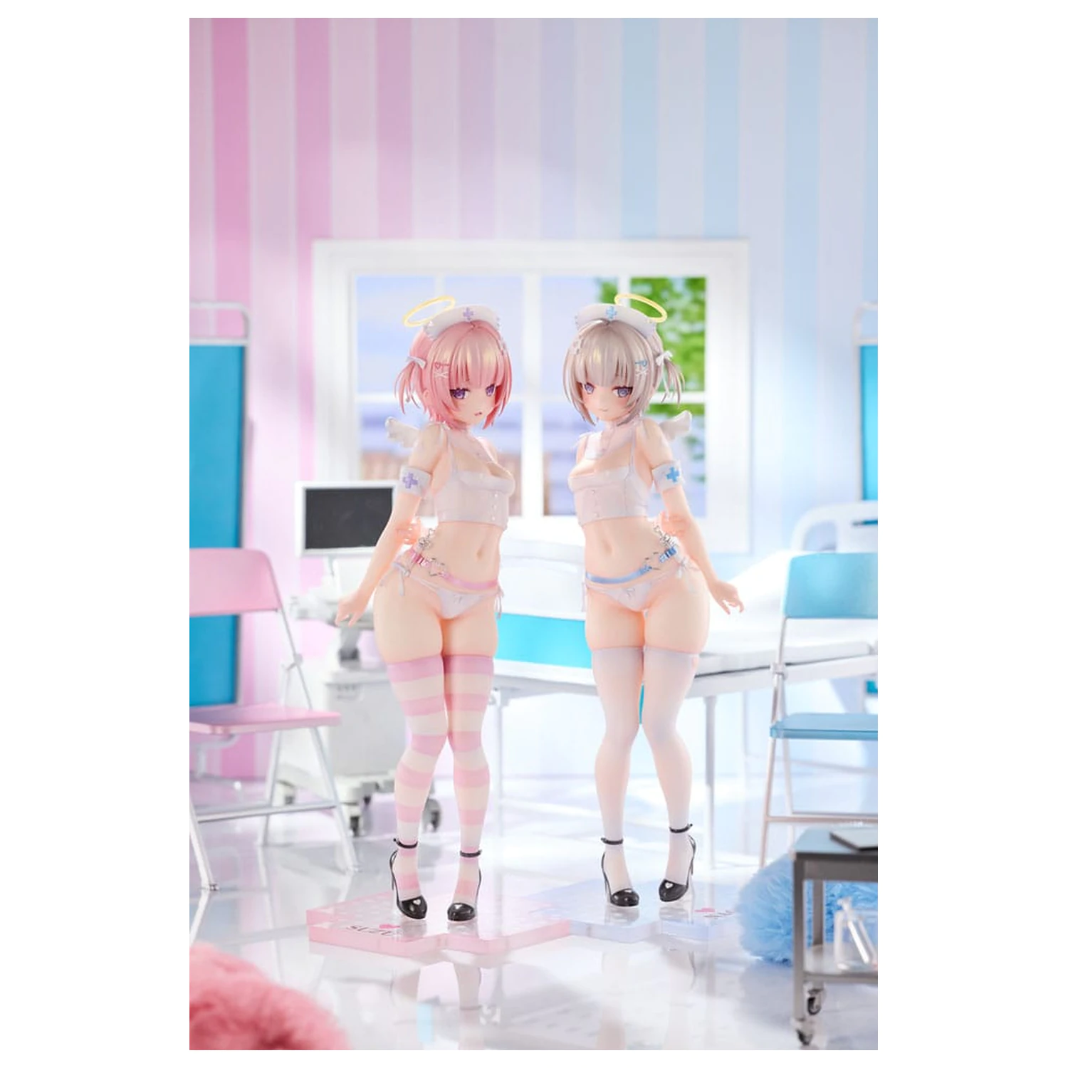 Original Character 1/6 Suzu & Nagi Illustrated by Kuma 4-gou szobor figura csomag 27 cm termékfotó