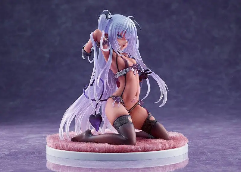 Original Character 1/6 Tamayuki Kedama Succubus Black Lulumu PVC szobor figura 15 cm termékfotó