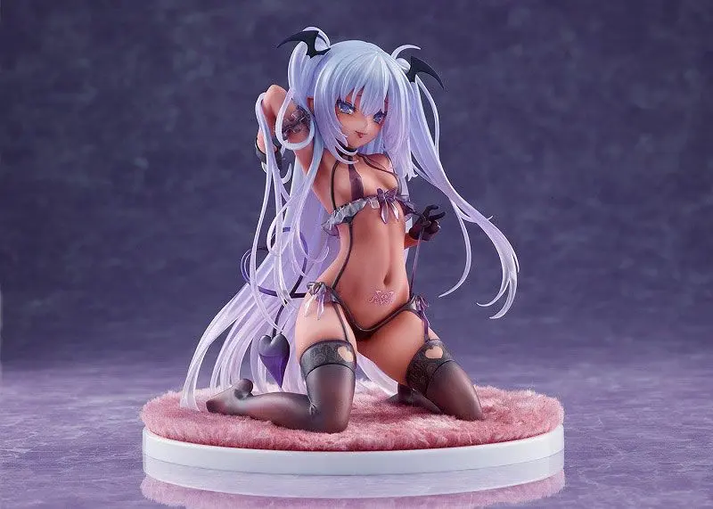 Original Character 1/6 Tamayuki Kedama Succubus Black Lulumu PVC szobor figura 15 cm termékfotó