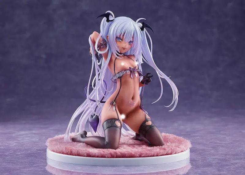 Original Character 1/6 Tamayuki Kedama Succubus Black Lulumu PVC szobor figura 15 cm termékfotó