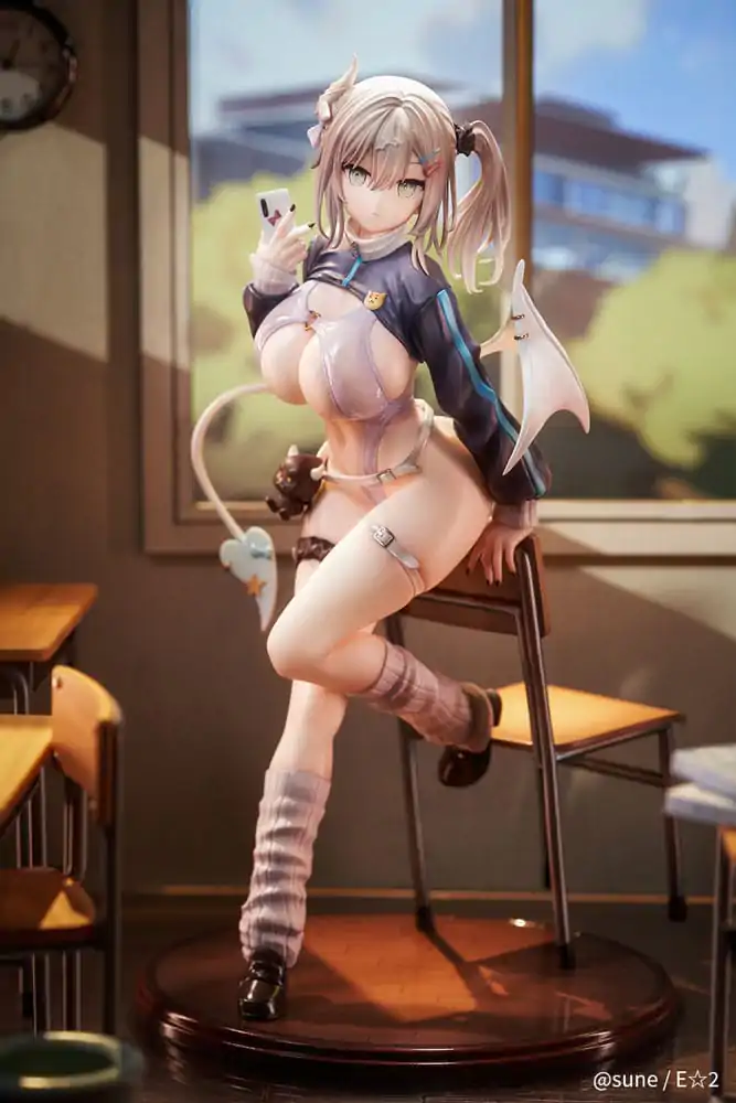 Original Character 1/6 Yuki Shinomiya Silent Gal Succubus PVC szobor figura 25 cm  termékfotó