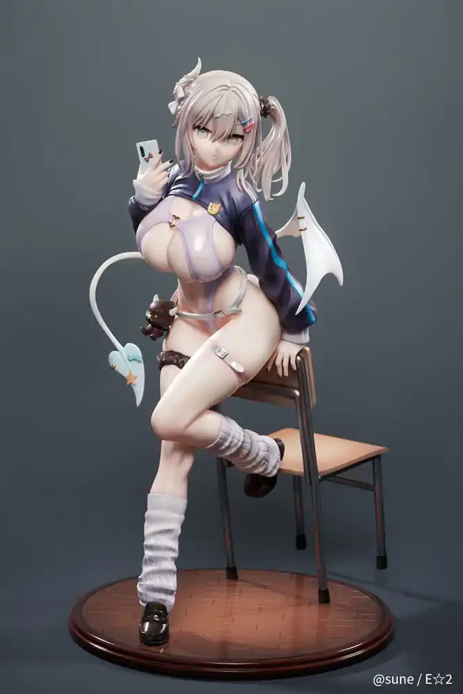 Original Character 1/6 Yuki Shinomiya Silent Gal Succubus PVC szobor figura 25 cm  termékfotó