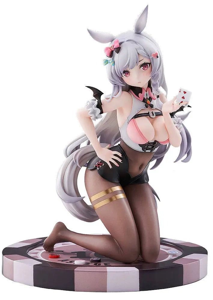 Original Character 1/7 Ashige-chan: Lucky Dealer Ver. PVC szobor figura 19 cm termékfotó