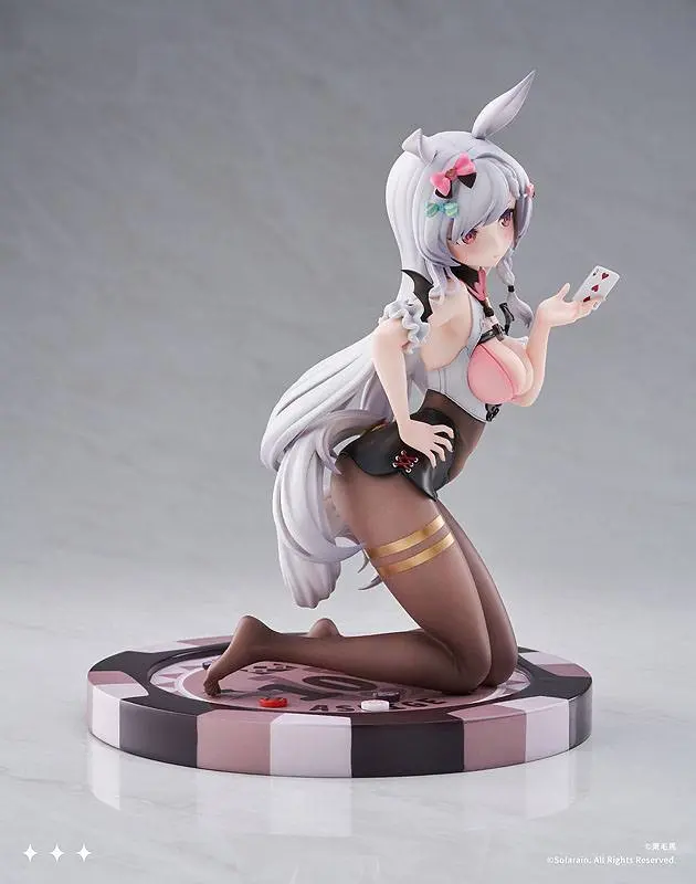 Original Character 1/7 Ashige-chan: Lucky Dealer Ver. PVC szobor figura 19 cm termékfotó