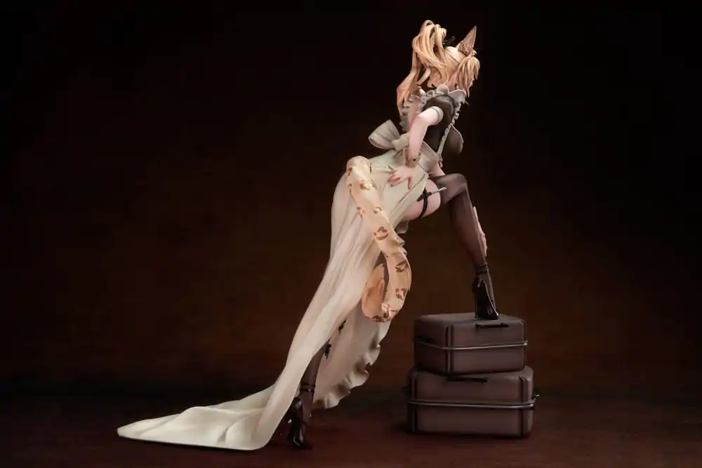 Original Character 1/7 Battle Maid Different Species Leopard Cat Maria Deluxe Edition PVC szobor figura 24 cm termékfotó