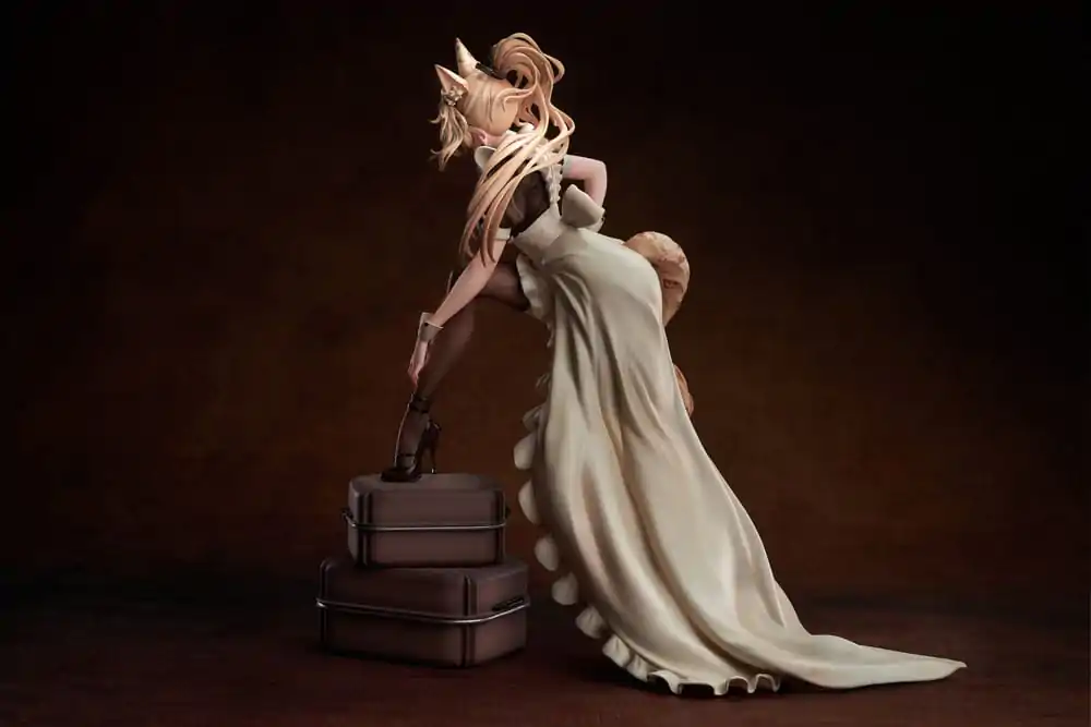 Original Character 1/7 Battle Maid Different Species Leopard Cat Maria Deluxe Edition PVC szobor figura 24 cm termékfotó