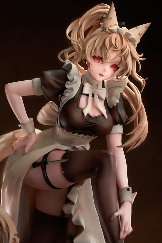 Original Character 1/7 Battle Maid Different Species leopárd Cat Maria PVC szobor figura 24 cm termékfotó