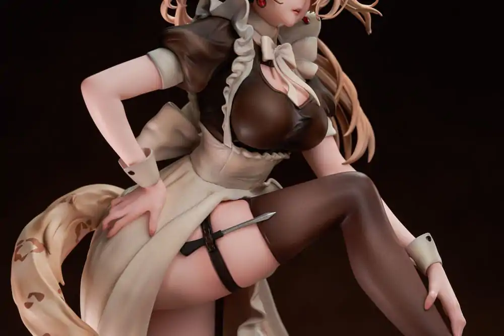 Original Character 1/7 Battle Maid Different Species leopárd Cat Maria PVC szobor figura 24 cm termékfotó