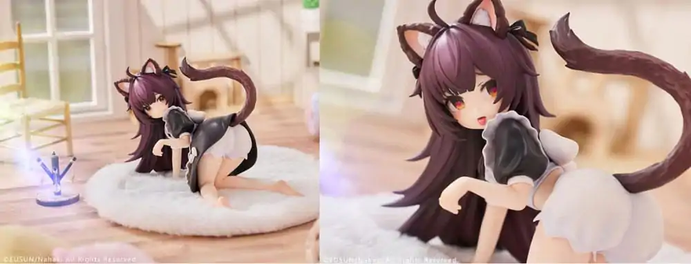 Original Character 1/7 Cat Ear Maid Peng Peng szobor figura 10 cm termékfotó