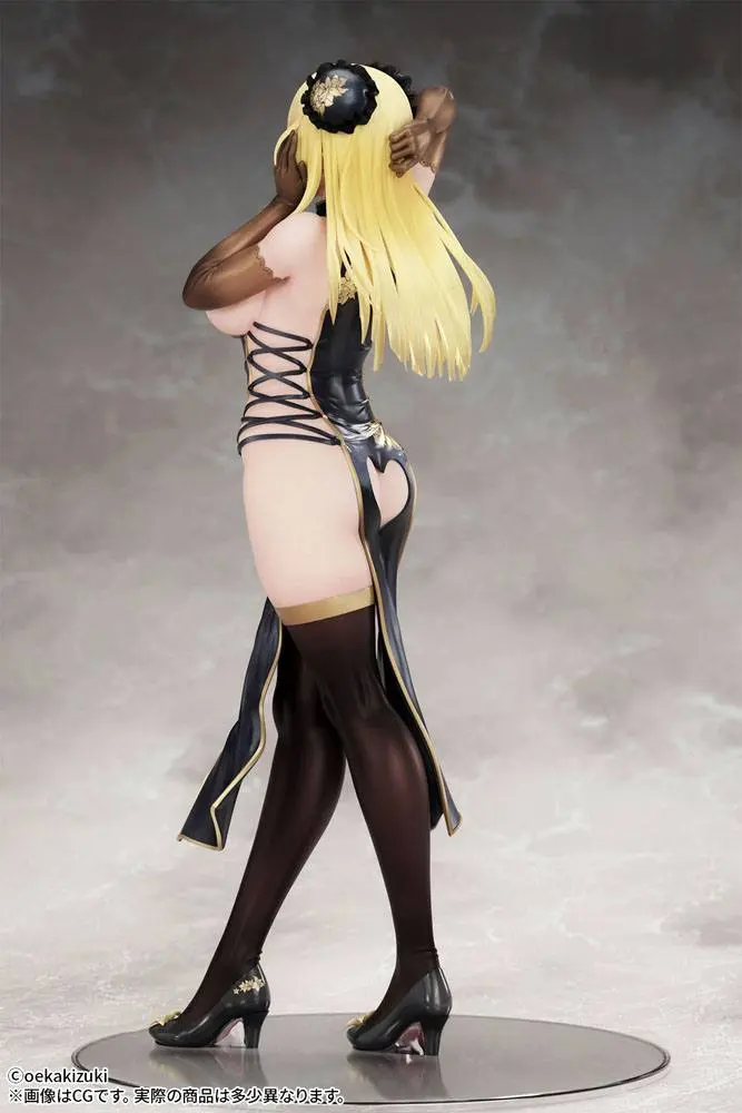 Original Character 1/7 China Girl Black Ver. Illustrated by Oekakizuki szobor figura 20 cm termékfotó