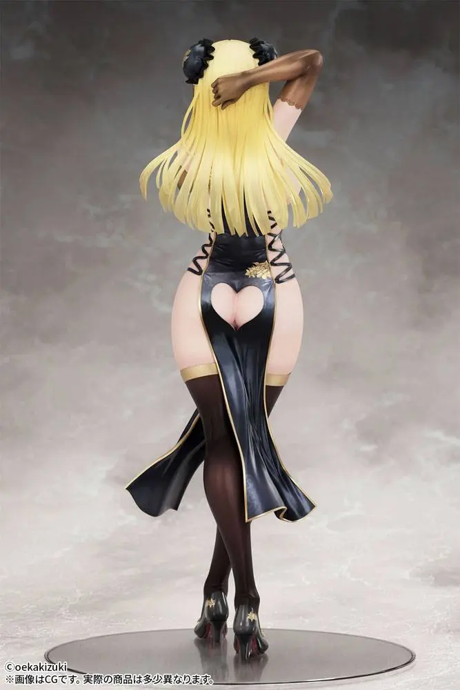 Original Character 1/7 China Girl Black Ver. Illustrated by Oekakizuki szobor figura 20 cm termékfotó