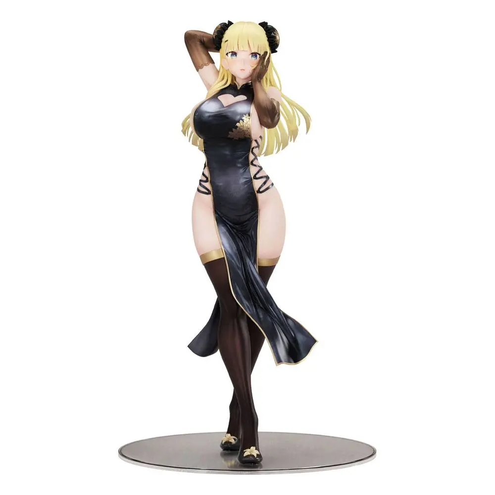 Original Character 1/7 China Girl Black Ver. Illustrated by Oekakizuki szobor figura 20 cm termékfotó