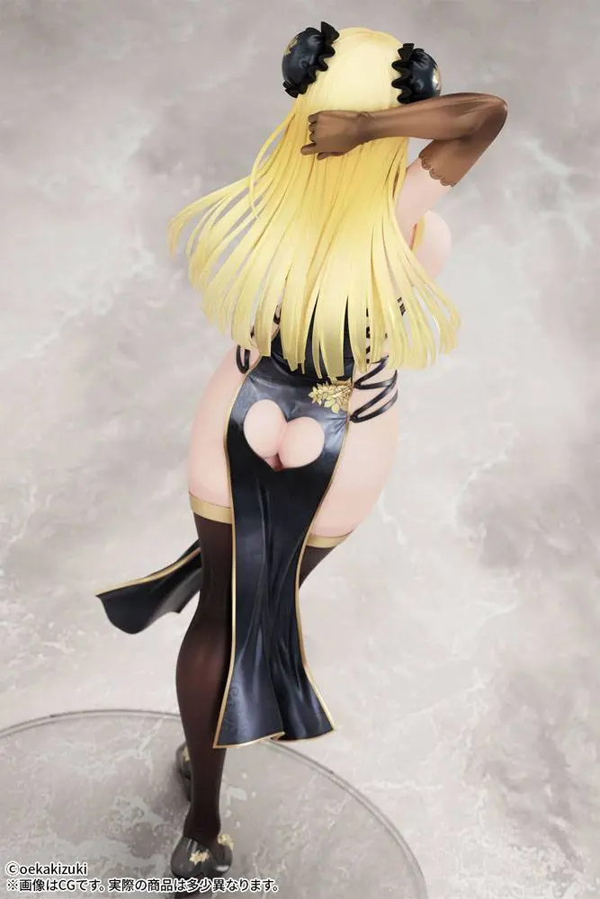 Original Character 1/7 China Girl Black Ver. Illustrated by Oekakizuki szobor figura 20 cm termékfotó