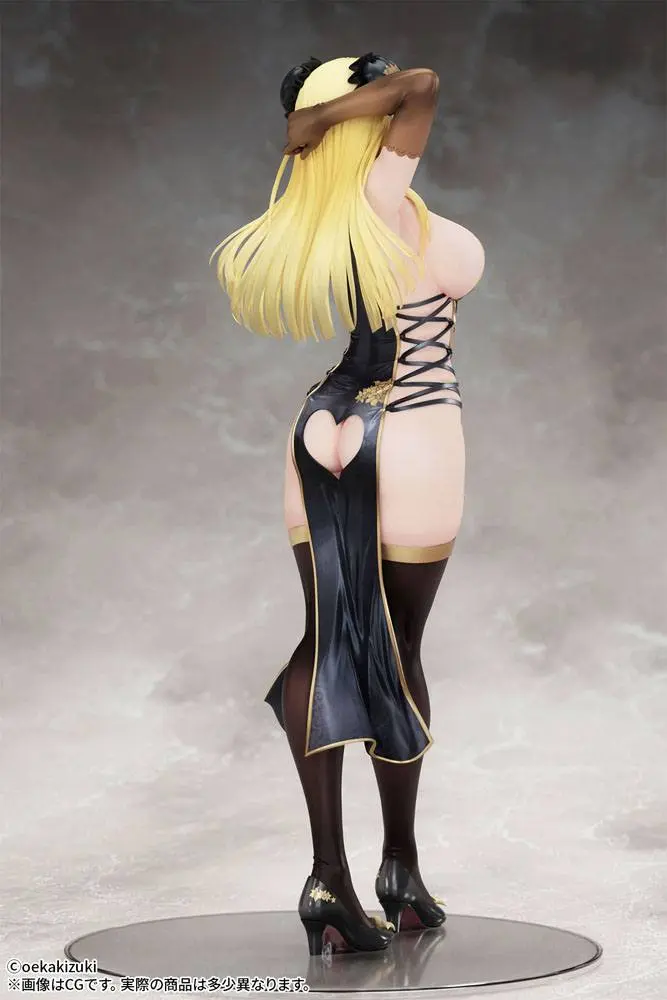 Original Character 1/7 China Girl Black Ver. Illustrated by Oekakizuki szobor figura 20 cm termékfotó