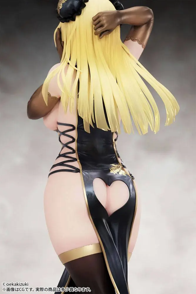 Original Character 1/7 China Girl Black Ver. Illustrated by Oekakizuki szobor figura 20 cm termékfotó