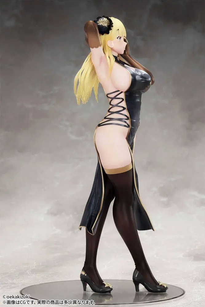 Original Character 1/7 China Girl Black Ver. Illustrated by Oekakizuki szobor figura 20 cm termékfotó