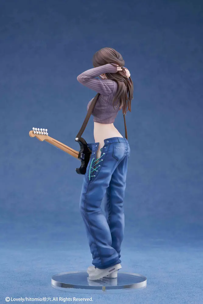 Original Character 1/7 Guitar Girl Illustrated by Hitomio16 Deluxe Ver. PVC  szobor figura 25 cm termékfotó