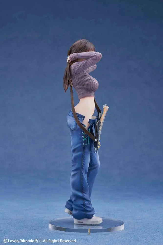 Original Character 1/7 Guitar Girl Illustrated by Hitomio16 PVC szobor figura 25 cm termékfotó