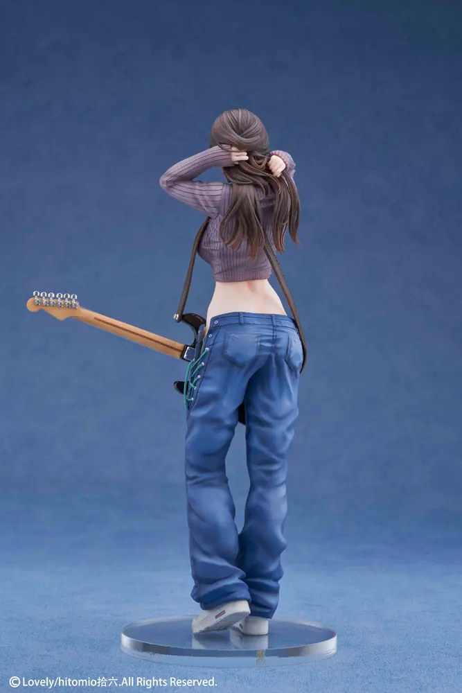 Original Character 1/7 Guitar Girl Illustrated by Hitomio16 PVC szobor figura 25 cm termékfotó