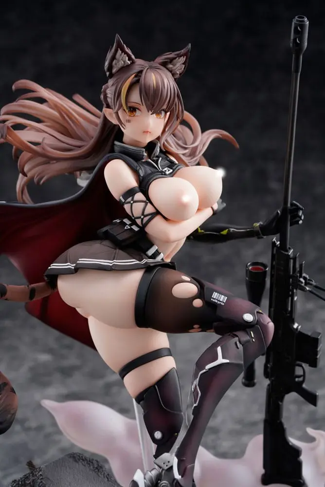 Original Character 1/7 Ijuu Senki Series: Sniper Karihime Limited Distribution PVC szobor figura 27 cm termékfotó