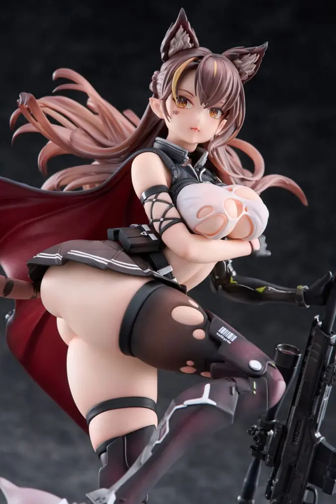 Original Character 1/7 Ijuu Senki Series: Sniper Karihime Limited Distribution PVC szobor figura 27 cm termékfotó