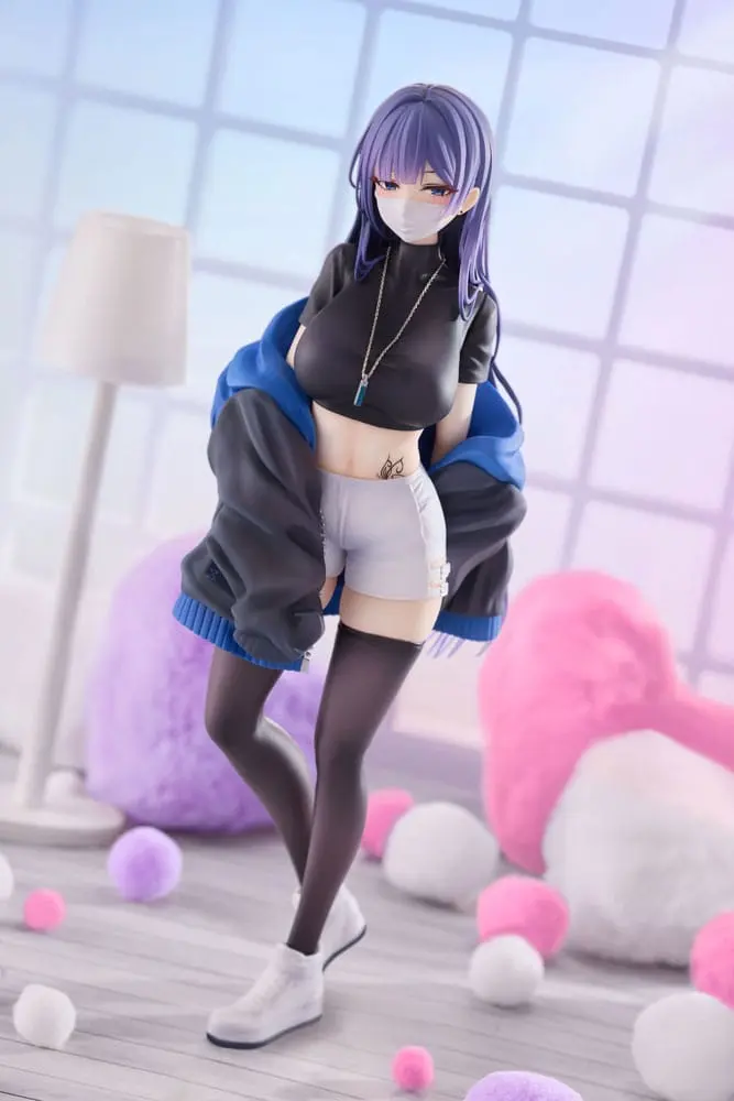 Original Character 1/7 Mask Girl Yuna PVC szobor figura 24 cm termékfotó