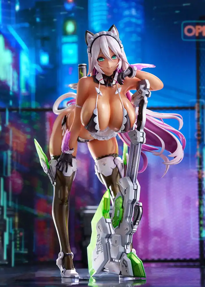 Original Character 1/7 Meido-Busou: Ax Experimental Equipment PVC szobor figura 24 cm termékfotó