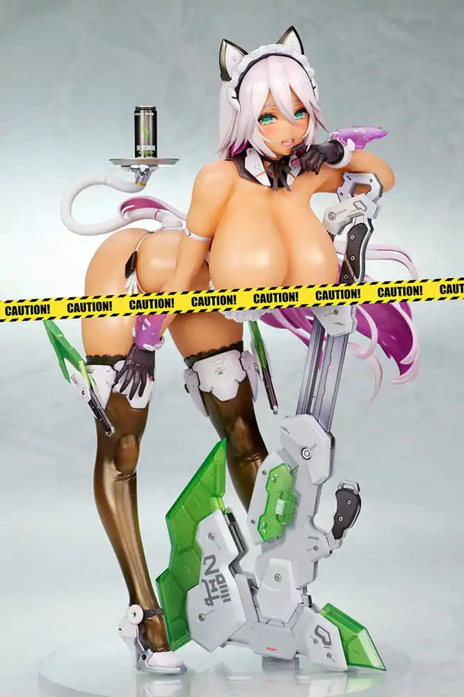 Original Character 1/7 Meido-Busou: Ax Experimental Equipment PVC szobor figura 24 cm termékfotó