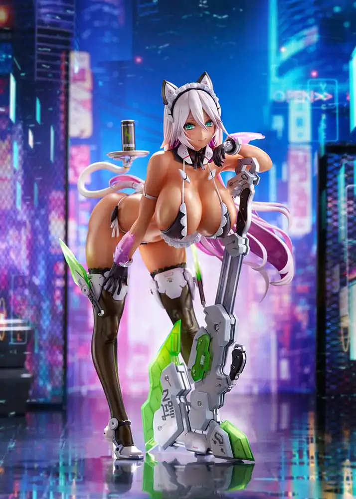 Original Character 1/7 Meido-Busou: Ax Experimental Equipment PVC szobor figura 24 cm termékfotó