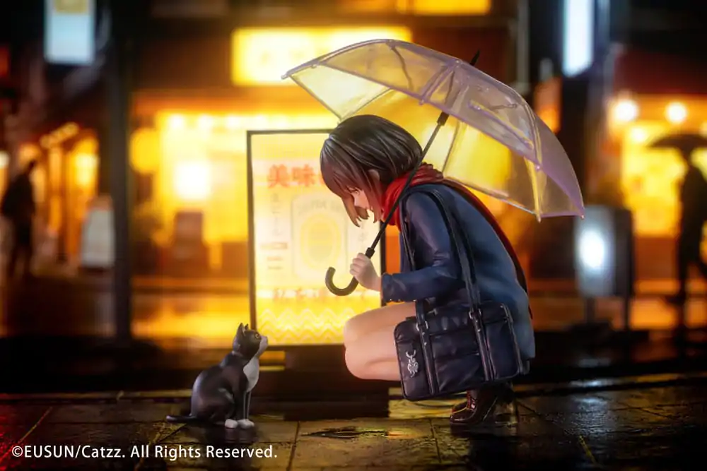 Original Character 1/7 Rainy Day - Meeting Illustrated by Catzz szobor figura 16 cm termékfotó