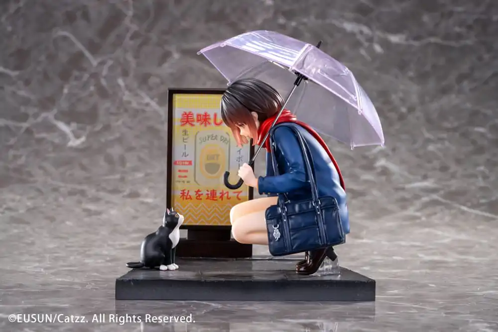 Original Character 1/7 Rainy Day - Meeting Illustrated by Catzz szobor figura 16 cm termékfotó