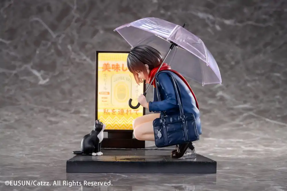 Original Character 1/7 Rainy Day - Meeting Illustrated by Catzz szobor figura 16 cm termékfotó