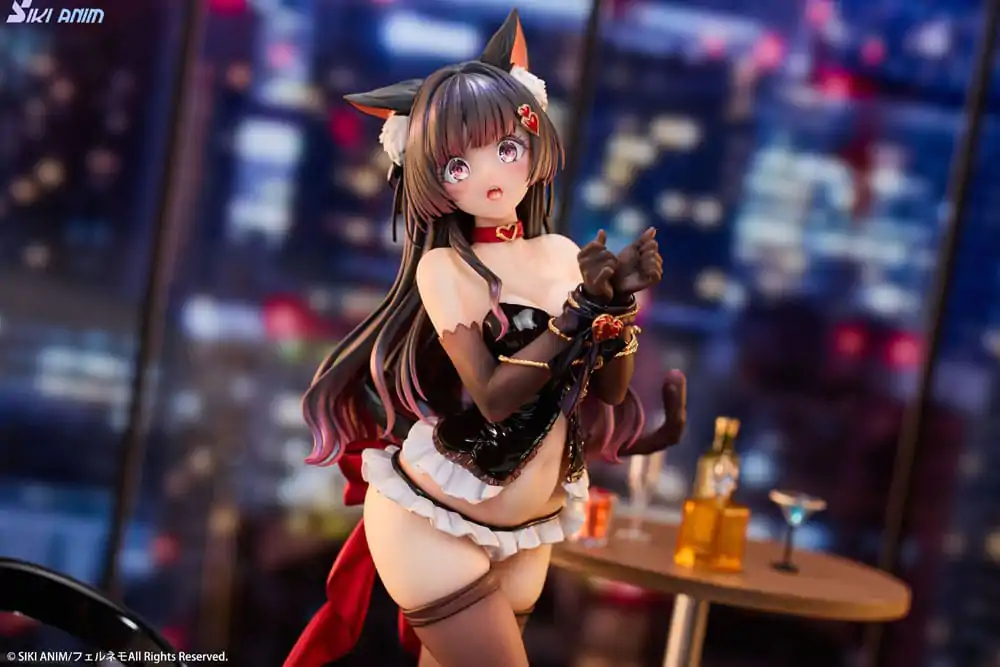 Original Character 1/7 Shibarare Cat Ruhuna-chan Deluxe Edition PVC szobor figura 26 cm termékfotó