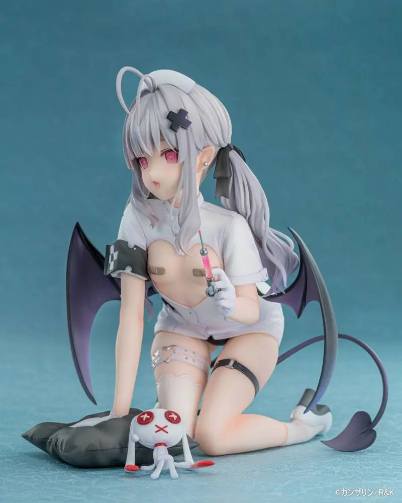 Original Character 1/7 Shinomiya Kanna Nurse ver. Illustration by Kanzarin PVC szobor figura 14 cm termékfotó