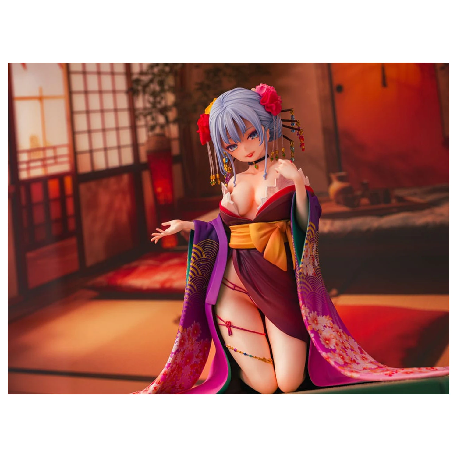 Original Character 1/7 Shujuu Ecstasy Shion Oiran Ver. szobor figura 15 cm termékfotó